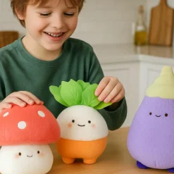 Bazuuyu Peluche Veggies Radis (25 cm)