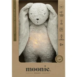 Outlet Peluche veilleuse lapin nature bio avec sons & lumières gris Veilleuse Peluche
