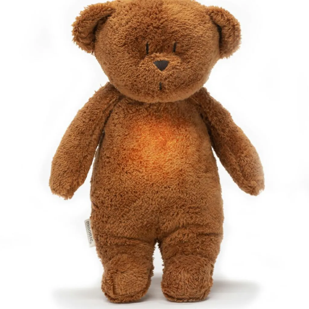 Moonie Peluche veilleuse Ours caramel 2.0