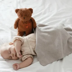 Moonie Peluche veilleuse Ours caramel 2.0