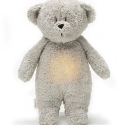 Hot Peluche veilleuse Ours gris minéral 2.0 Veilleuse Peluche