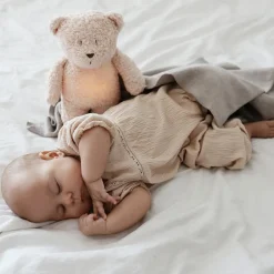 Moonie Peluche veilleuse Ours rose 2.0