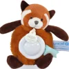 Doudou et Compagnie Peluche veilleuse Panda roux
