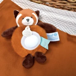 Doudou et Compagnie Peluche veilleuse Panda roux