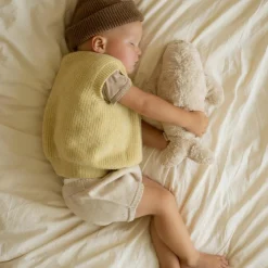 Moonie Peluche veilleuse Phoque nature bio sable