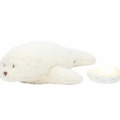 Moonie Peluche veilleuse Phoque nature bio blanc polaire
