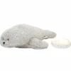 Moonie Peluche veilleuse Phoque nature bio gris