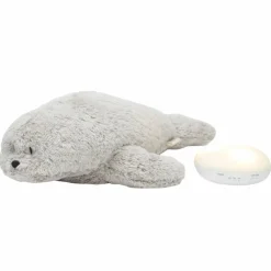 Moonie Peluche veilleuse Phoque nature bio gris