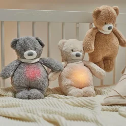 Nattou Peluche veilleuse Sleepy Ours écru