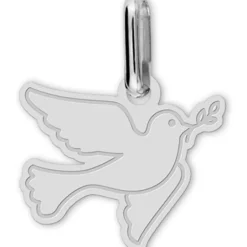 Lucas Lucor Pendentif Colombe (or blanc 750°)