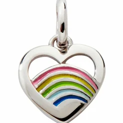 Clearance Pendentif Cœur Arc-en-ciel (argent) Enfant Médaille & Pendentif Bébé / Enfant