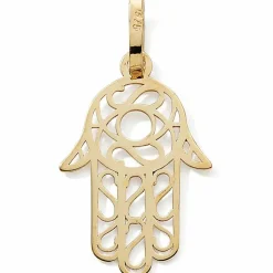 Pendentif Main de Fatma ajourée 2,2 cm (or jaune 375°) Religions Du Monde