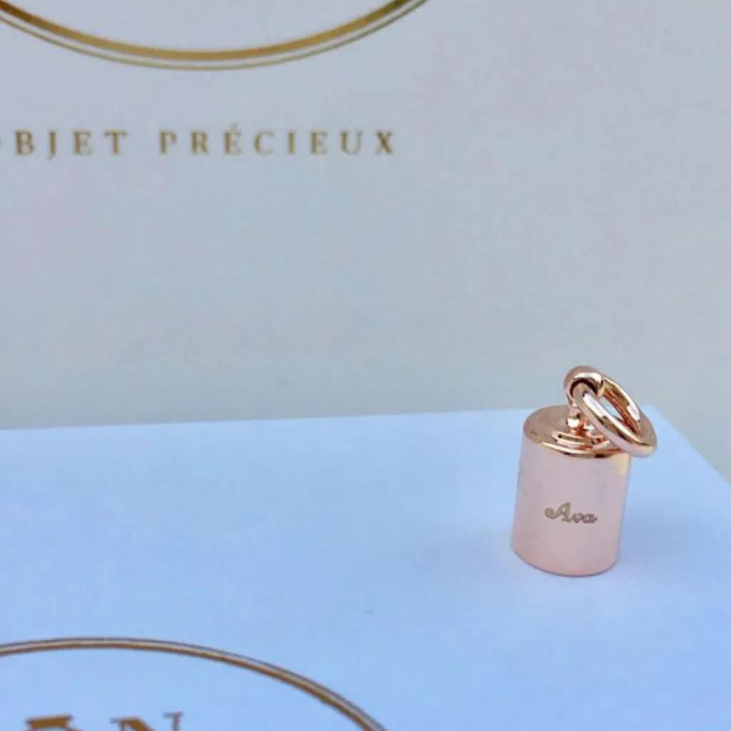 Online Pendentif personnalisable plaqué or rose Pendentif / Médaille Maman