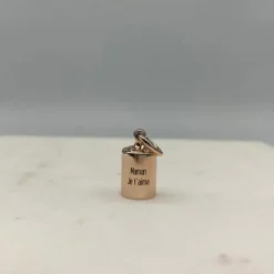 Online Pendentif personnalisable plaqué or rose Pendentif / Médaille Maman