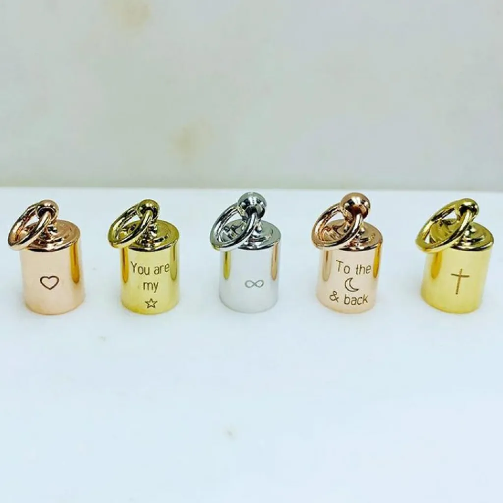 Online Pendentif personnalisable plaqué or rose Pendentif / Médaille Maman