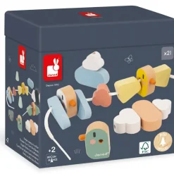 Janod Perles à enfiler Oiseaux Sweet Cocoon (21 pièces)