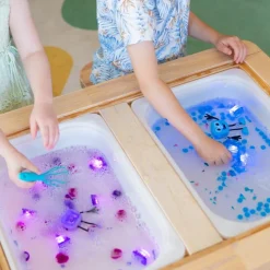 Discount Personnage Blair bleu et 2 cubes lumineux Jouet De Bain