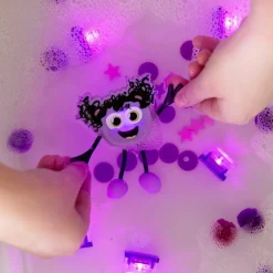 Glo Pals Personnage Lila violet et 2 cubes lumineux