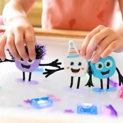 Glo Pals Personnage Lila violet et 2 cubes lumineux