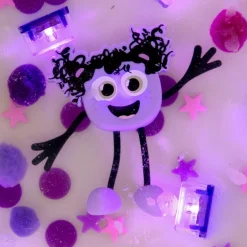 Glo Pals Personnage Lila violet et 2 cubes lumineux