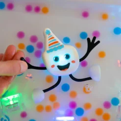 Discount Personnage Party Pal blanc et 2 cubes lumineux Jouet De Bain