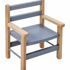 Combelle Petit fauteuil avec accoudoirs Juliette Hybride Bleu gris