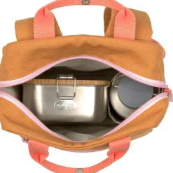 Lässig Petit sac à dos carré Little One & Me caramel
