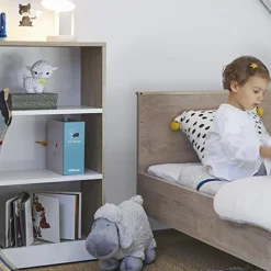 Galipette Petite bibliothèque mobile Chêne blond Marcel