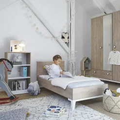 Galipette Petite bibliothèque mobile Chêne blond Marcel