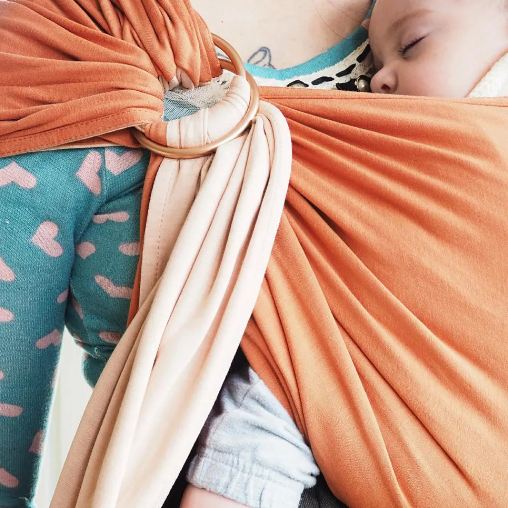 Love Radius Petite écharpe Sling sans nœud Nude Caramel