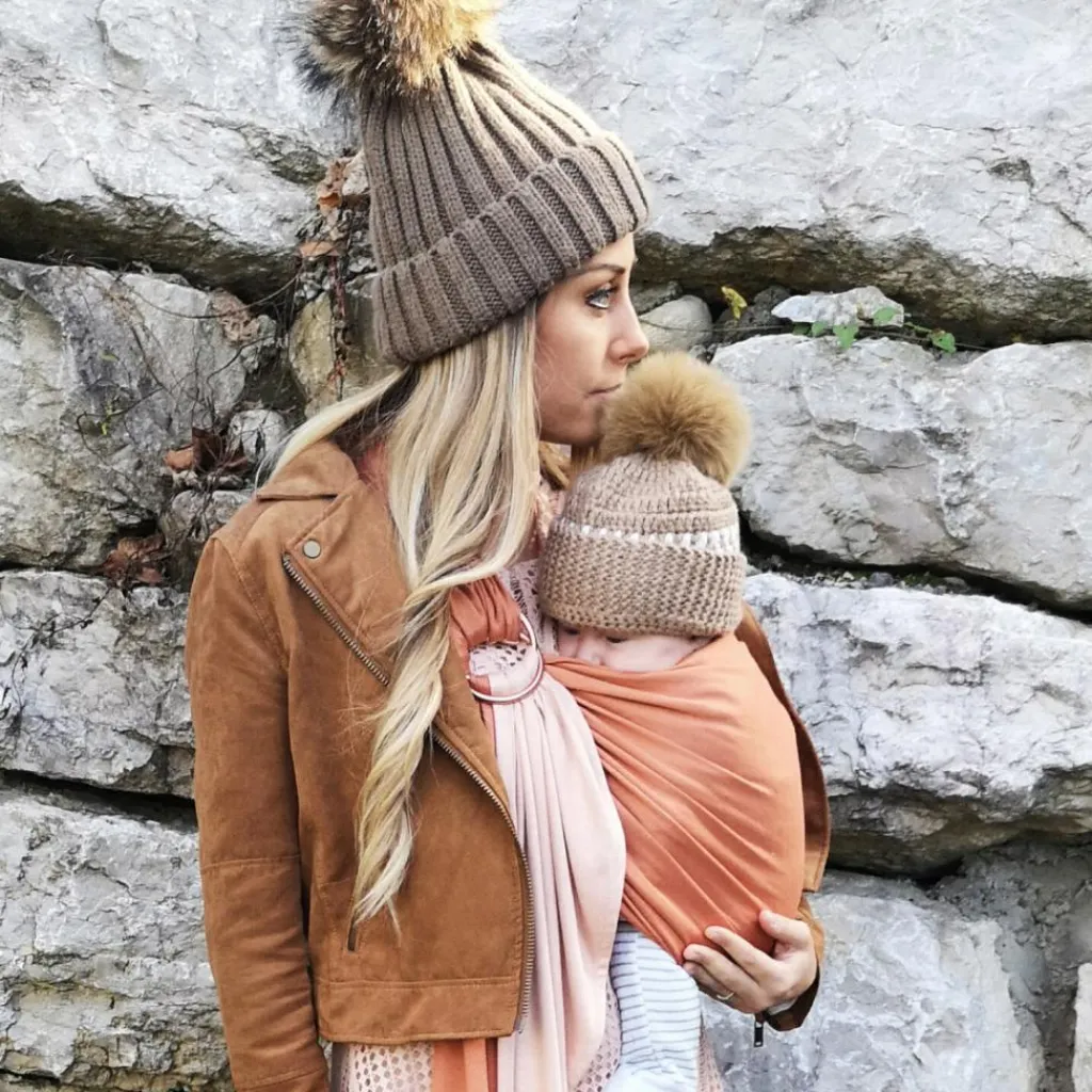 Love Radius Petite écharpe Sling sans nœud Nude Caramel