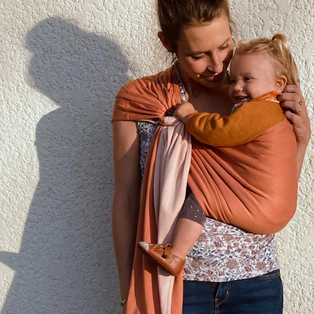 Love Radius Petite écharpe Sling sans nœud Nude Caramel