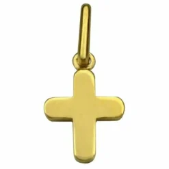 Outlet Petite croix 10 x 10 mm (or jaune 750°) Croix