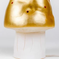 Clearance Petite lampe veilleuse champignon Doré Veilleuse Décorative