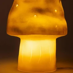 Clearance Petite lampe veilleuse champignon Doré Veilleuse Décorative