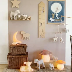 Egmont Toys Petite lampe veilleuse champignon Chocolat