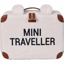 Enfant Childhome Petite valise Mini traveller Teddy écru