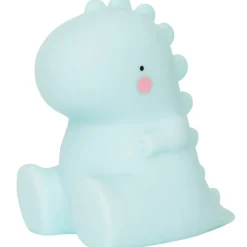 A Little Lovely Company Petite veilleuse dinosaure bleu (12 cm)