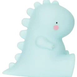 A Little Lovely Company Petite veilleuse dinosaure bleu (12 cm)