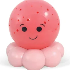 Cloud B Petite veilleuse nomade bébé poulpe rose