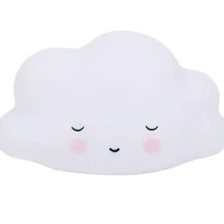Clearance Petite veilleuse nuage blanc endormi (16 cm) Veilleuse Décorative