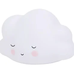 Clearance Petite veilleuse nuage blanc endormi (16 cm) Veilleuse Décorative