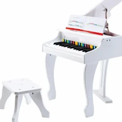 Clearance Piano à queue électronique Deluxe blanc Instrument De Musique