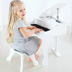 Clearance Piano à queue électronique Deluxe blanc Instrument De Musique