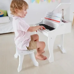 Clearance Piano à queue électronique Deluxe blanc Instrument De Musique