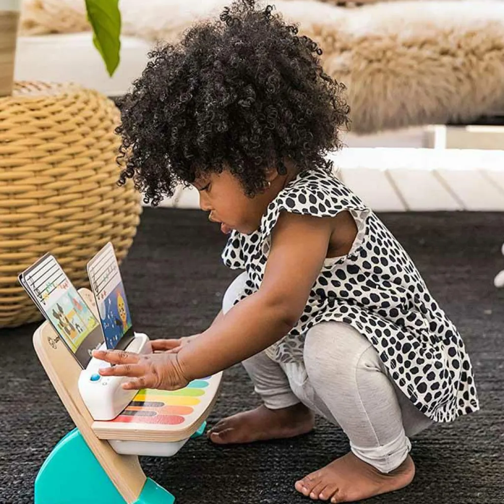 Hape Piano en bois électronique Magic Touch