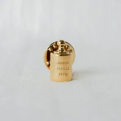 Mon Petit Poids Pins personnalisable (plaqué or jaune)