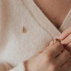 Mon Petit Poids Pins personnalisable (plaqué or jaune)