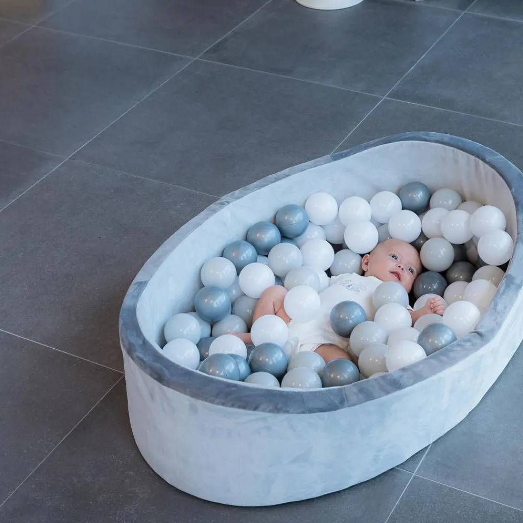 Bo Jungle Piscine à balles grise