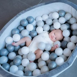 Bo Jungle Piscine à balles grise